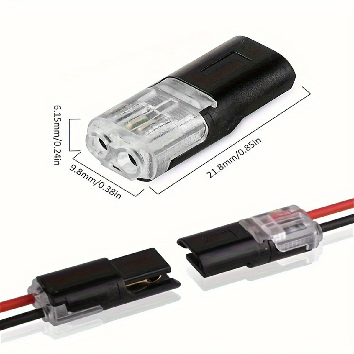 Premium Electric Wire Connector No Strip Line Cable Interconnection Detachable Automotive Terminal Plug Universal Grade Reliable