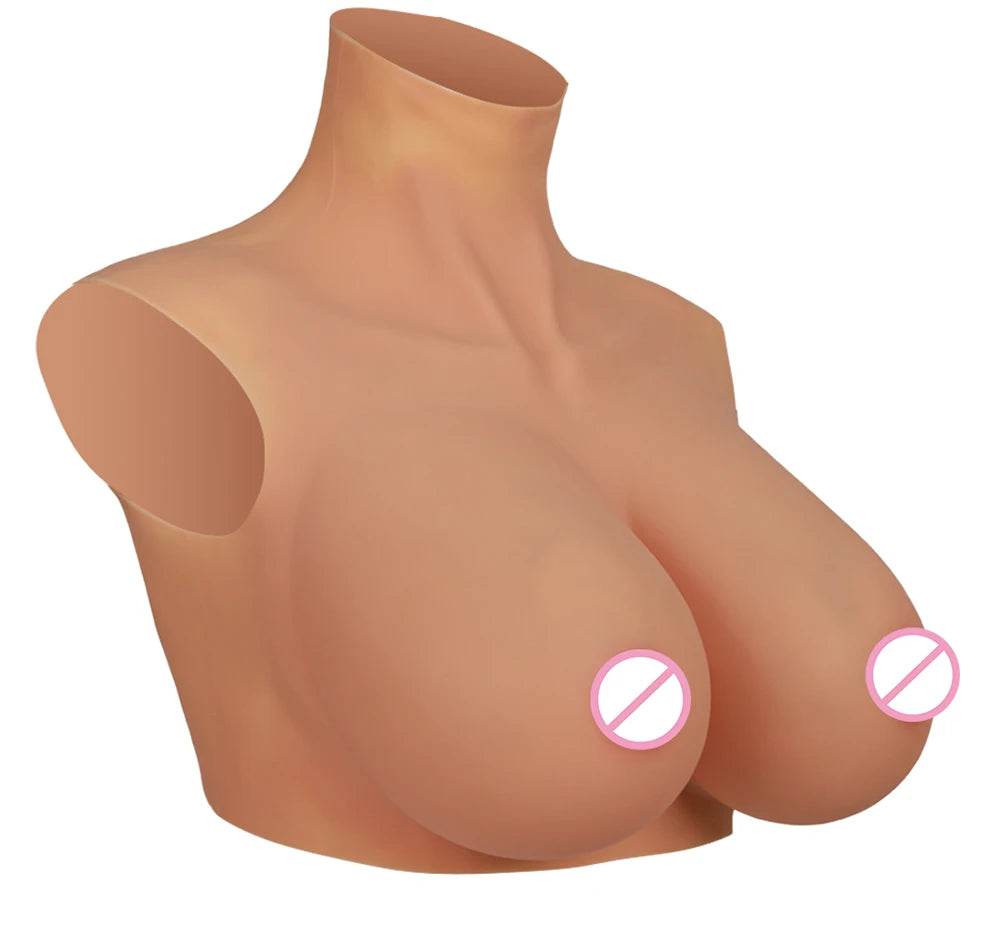 Crossdresser Silicone Fake women body Boobs Breast Forms  Lightweight version Thin version cosplay Drag queen Cross dressing