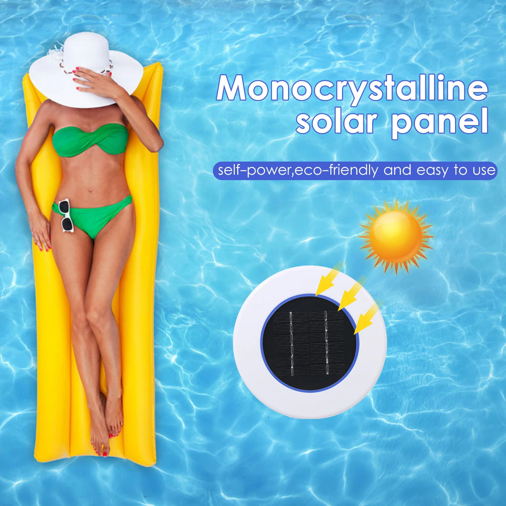 Solar Pool Purifier Chlorine-Free Water Processor Solar Pool-Ionizer Water Algae Inhibition Tools Swimming Pool Cleaning Tools