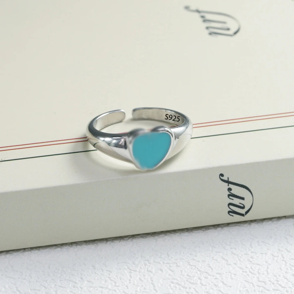925 Sterling Silver Flower Geometry Ring For Women Girl Hollow Out Zircon Grace Wide Jewelry Gift Dropshipping