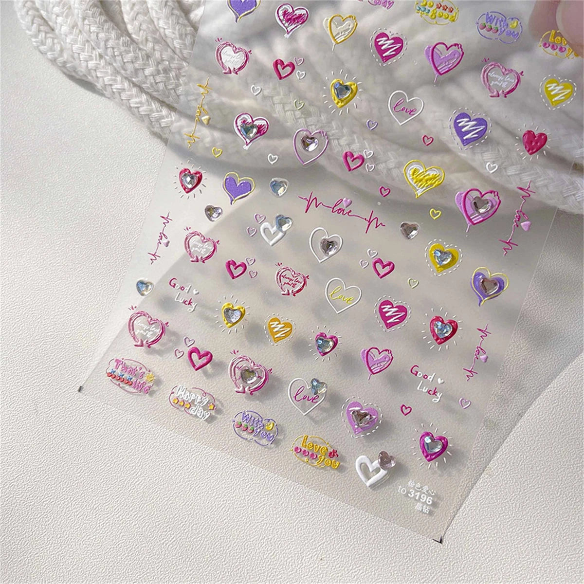 1pcs 5D Rhinestones Gold Silver Irregular Pattern Nail Sticker Simple Design Adhesive Slider Nail Art Decoration Decals Supplies