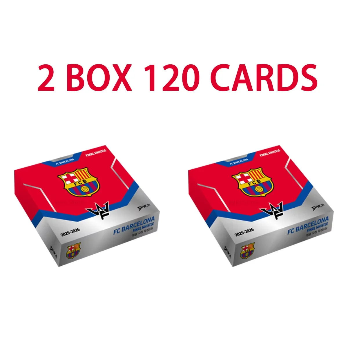 DAKA 2026 NEW FC BARCELONA FINAL WHISTLE World Cup Trading Card Collection Periphery Boy Surprise Gift Movie Like Rare Toy