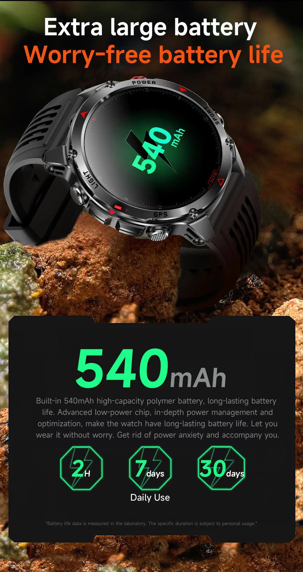 2025 New Military Bluetooth Call Smart Watch Built-in GPS Compass Barometric Altimeter 3ATM Waterproof Sports Smartwatches Men