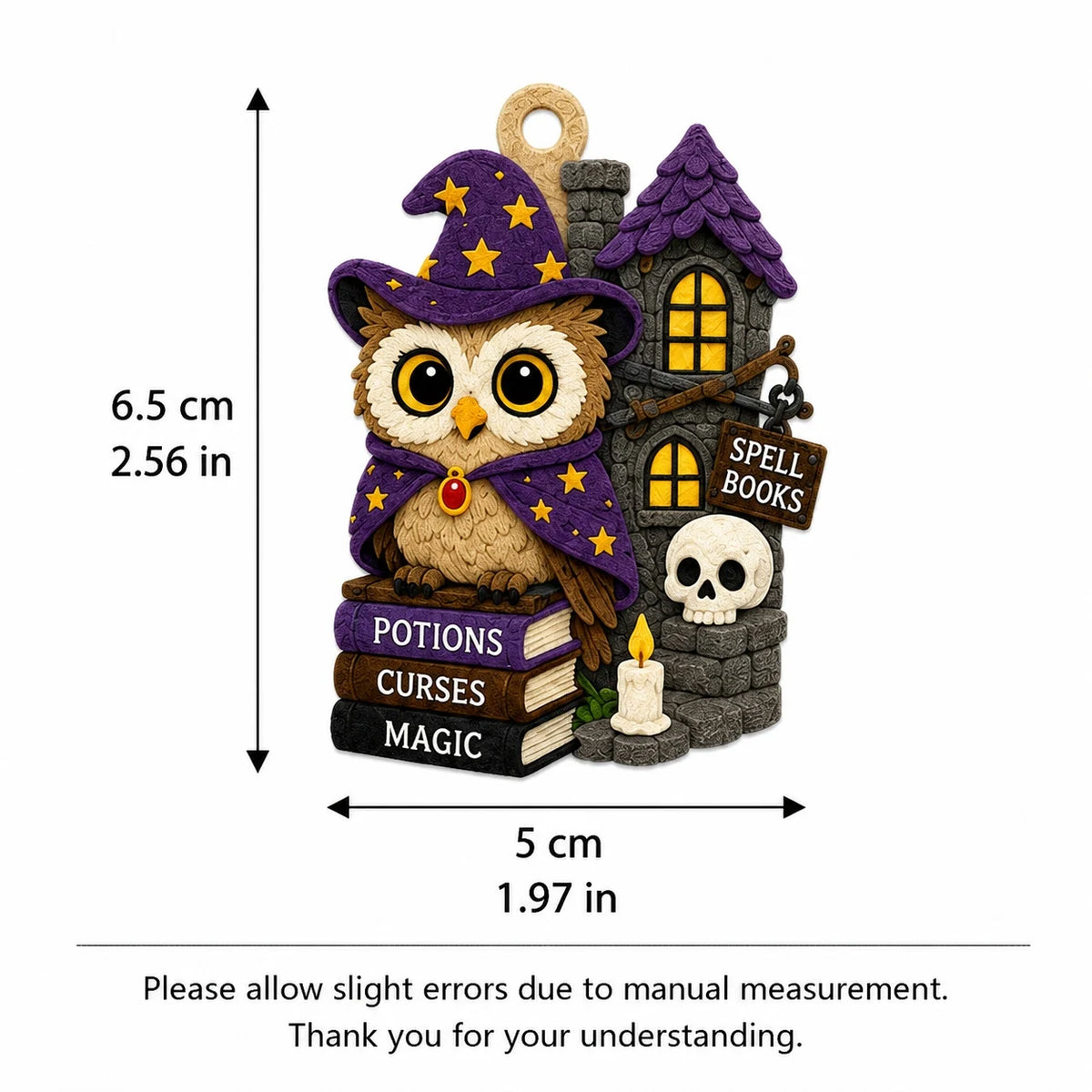 11 PCS Felt Halloween Decor 2D Flat Hanging Ornaments, Halloween Holiday Felt Cutouts, DIY Decor for Home Halloween Party Decor