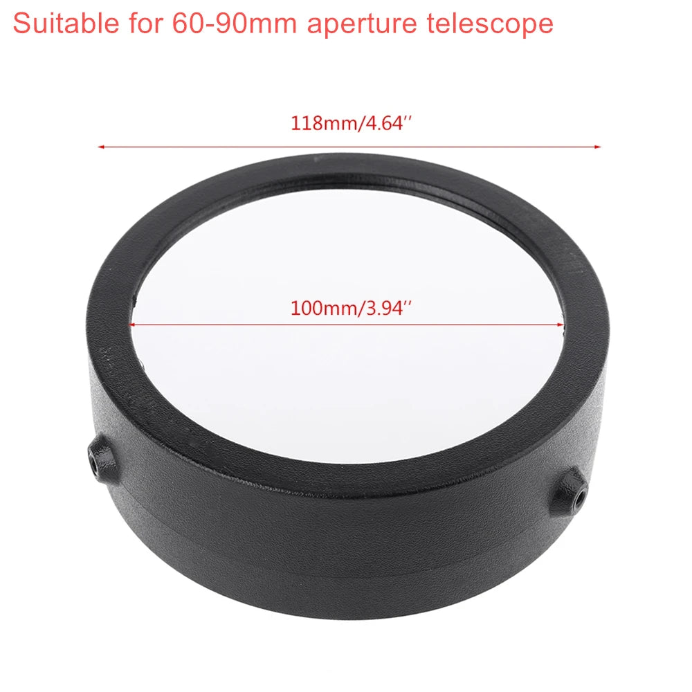 Telescope Solar Filter 60-90mm Adjustable Sun Film for Astronomical Solar Exploration