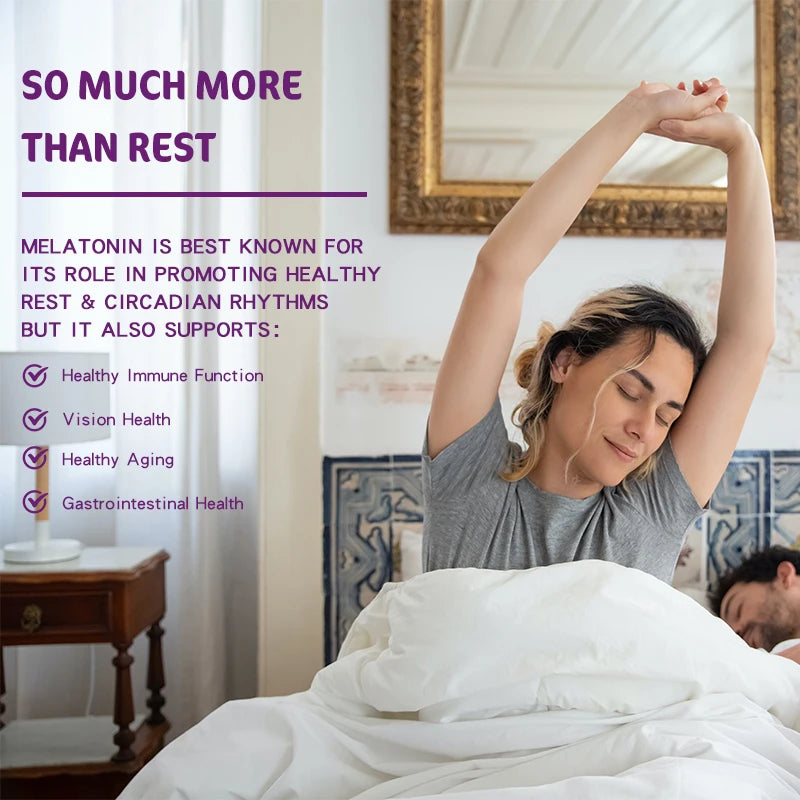Melatonin Supplements - Promote Sleep Quality & Alertness, Help Deep Sleep