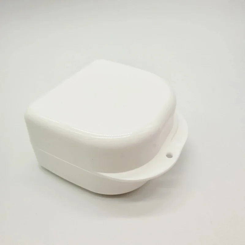 30Pcs New Plastic Tray Box Dental Orthodontic Retainer Box Case Plastic Teeth Container Denture Box False Teeth Protective Case