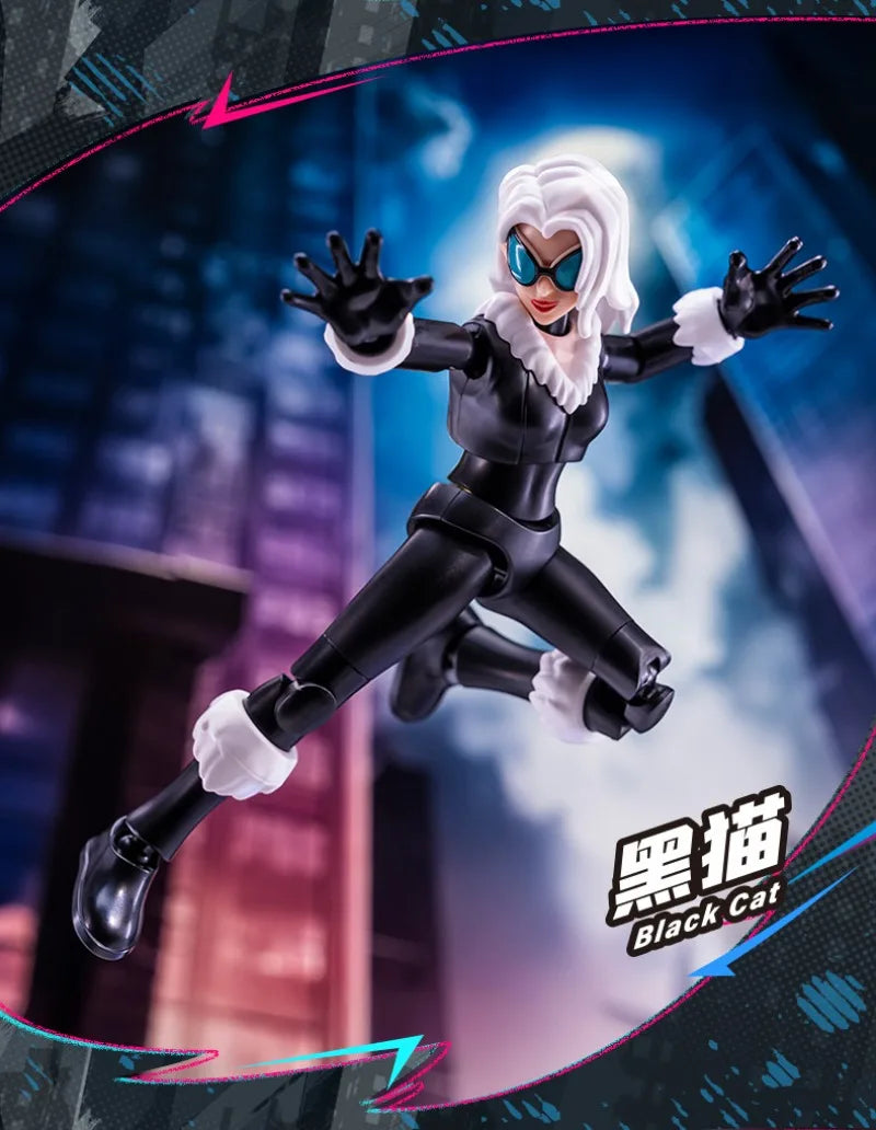 In Stock BLOKEES Marvel Comics Star Edition GV01 GV06 Spider-Man Scarlet Spider Shocker Splicing Toy Model Collection Gift