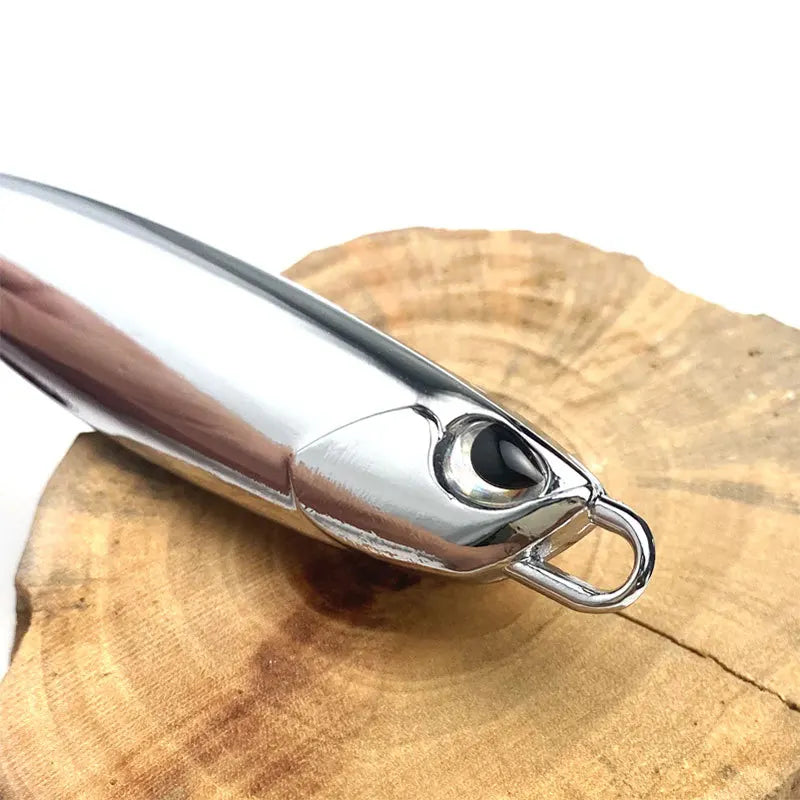 1PCS Silver Sea Fishing Bait 7g/10g/20g/30g/40g/60g/80g Jigging Head Lure Carp Metal Fishing Lure Saltwater Artificial Lures