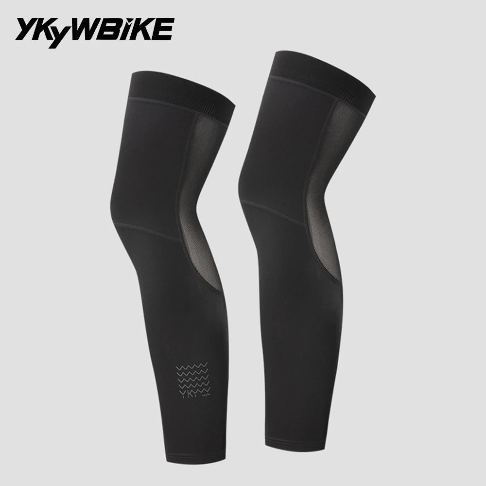 YKYWBIKE  Cycling Leg Warmers Unisex Calf Compression Sleeves Outdoor Sports Running Basketball Football Leg Sleeves UV Protecti