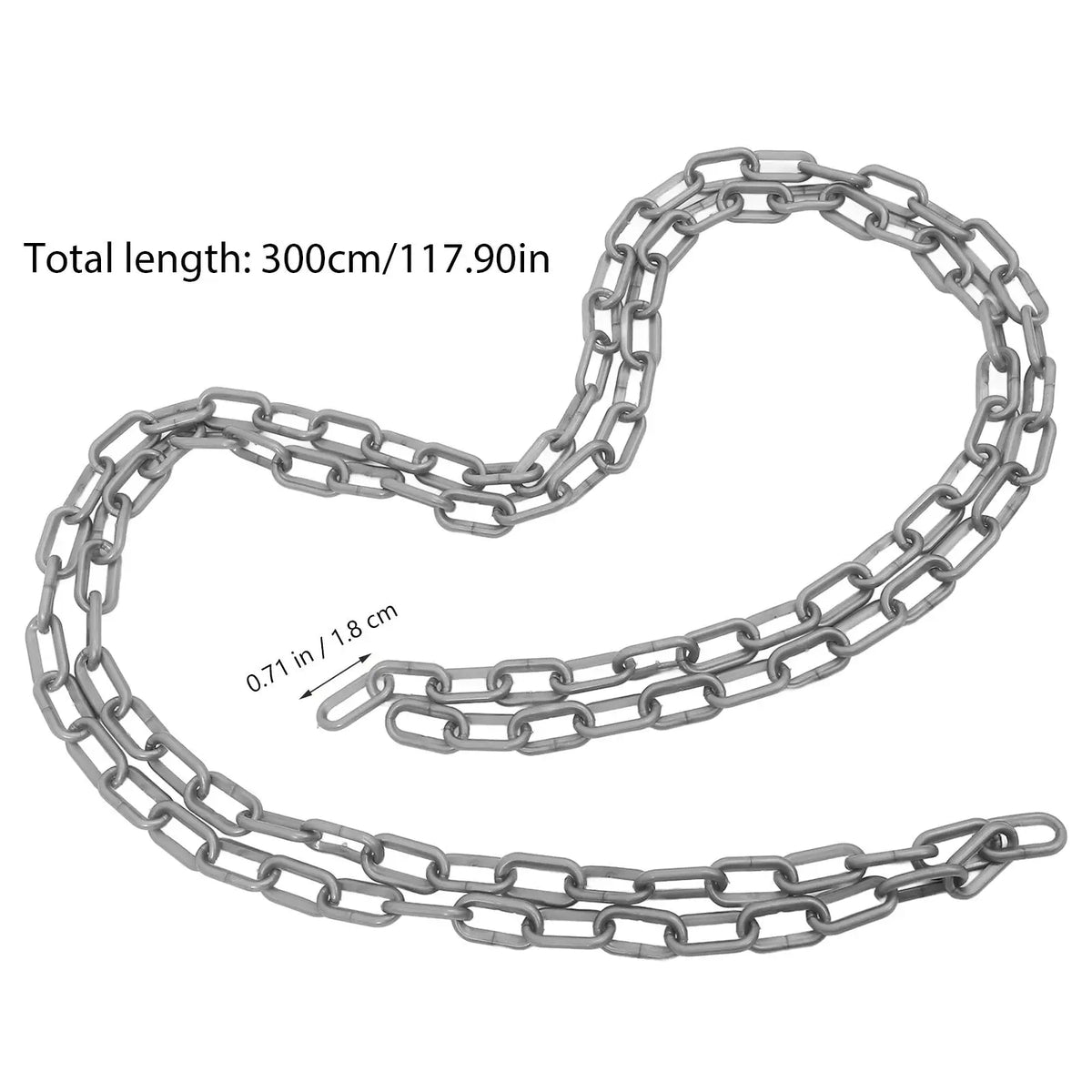 Plastic Safety Chain Warning Protection Barrier Chain Crowd Control Chain Links Parking Lot Security Barrier Traffic