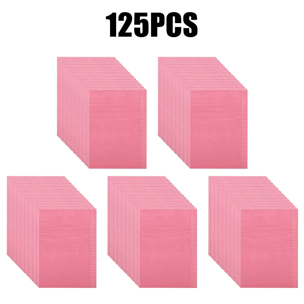 125/50/10Pcs Disposable Tattoo Cleaning Wipes Pad Dental Bibs Waterproof Sheets Paper for Nail Arts Piercing Tattoo Accessories