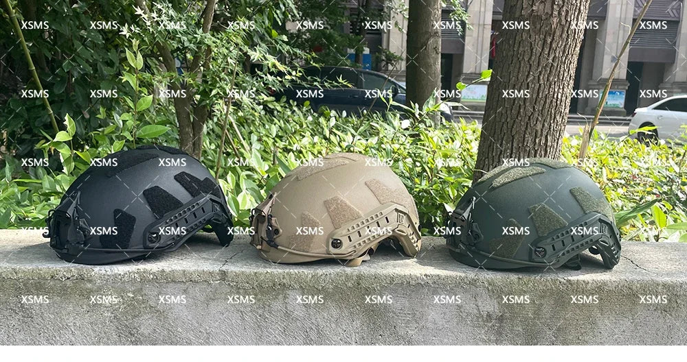 Protective Helmet  -FAST - Aramid  - Whith Wendy