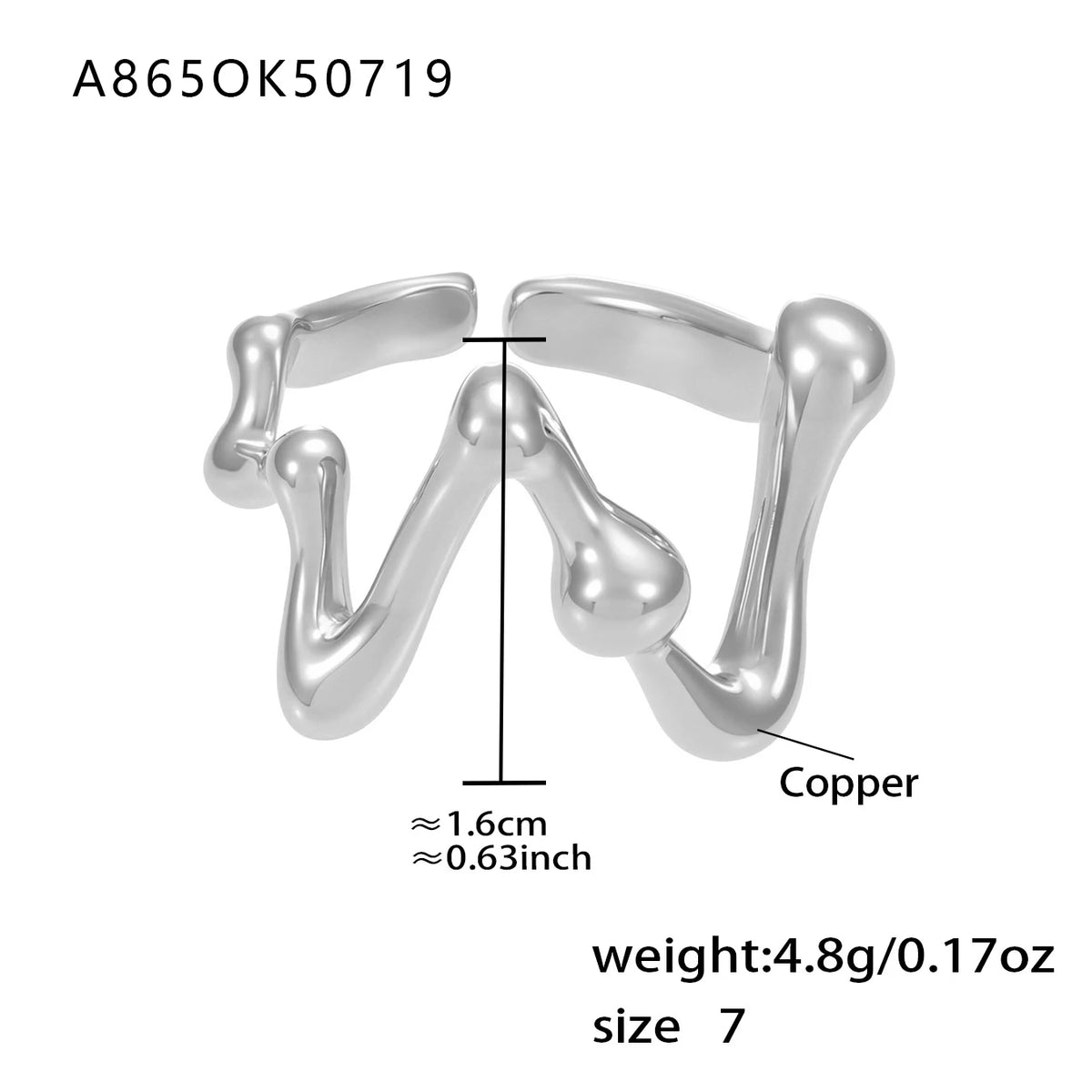Multi-style Waterproof Gold Color Silver Chunky Ring Women's Geometric 316 Stainless Steel Ring Femme Finger Fashion Jewelry