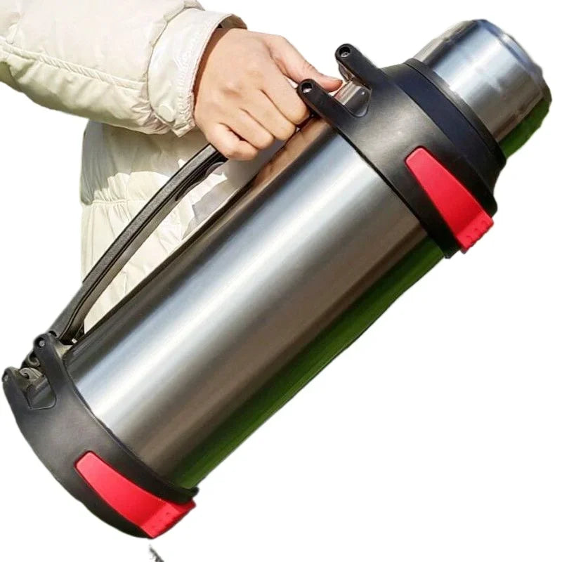 3L/2L High capacity Stainless steel thermos Fashion everyday, outdoor,automotive water thermo cup Portable insulation Vacuum cup