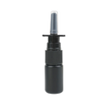 20/50/100pcs Customized 10ml HDPE Black Nasal Spray Bottle with Fine Black Nasal Sprayer Empty White Mist Nose Sprayer Bottle