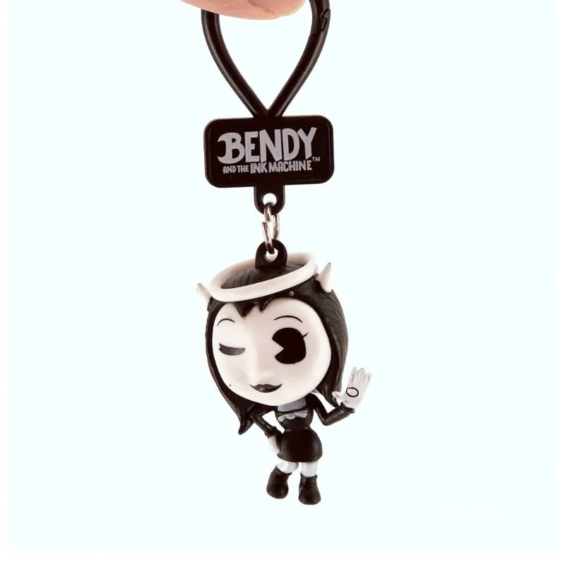 Bendy Blind Bag Bendy And The Ink Machine Horror Game Character Keychain Personalized Pendant School Bag Charm