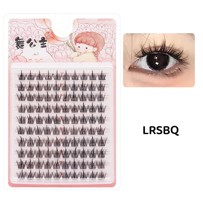10 Rows Individual Lashes DIY at Home Lash Extension Cluster Wholesale Natural Makeup Eyelashes