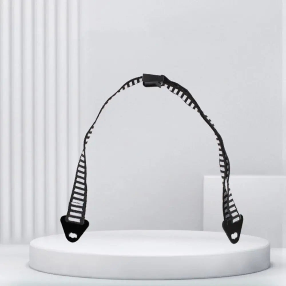 Black&white Safety Helmet Strap Tool D Shape Y Shape Plastic Lock Buckles Mandibular Girdle Accessories Universal Helmet Belt