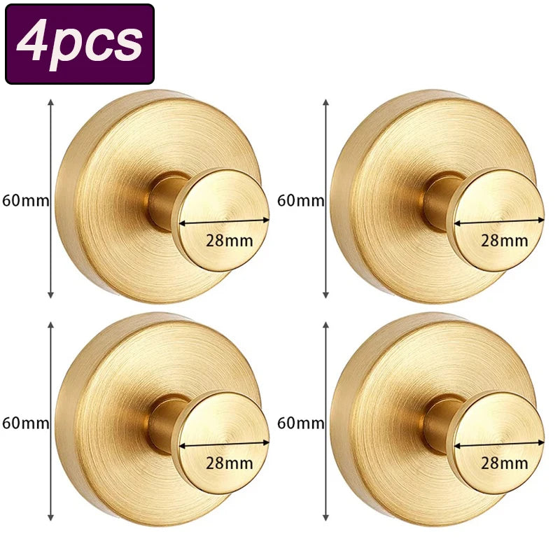 1/4pcs Vacuum Suction Cup Hooks Punch Free Bath Sucker Hook Wall Hook Hanger Glass Kitchen Bathroom Hooks for Towel Handbag