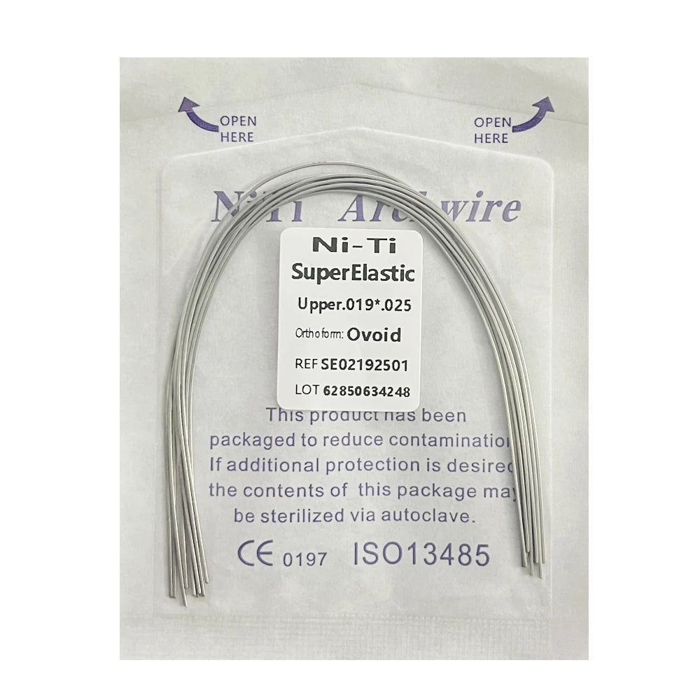 10pcs/Pack AG Dental Orthodontic Arch Wires NITI Round / Rectangular Oval Form Ortho Arch Wire Dentist Tool