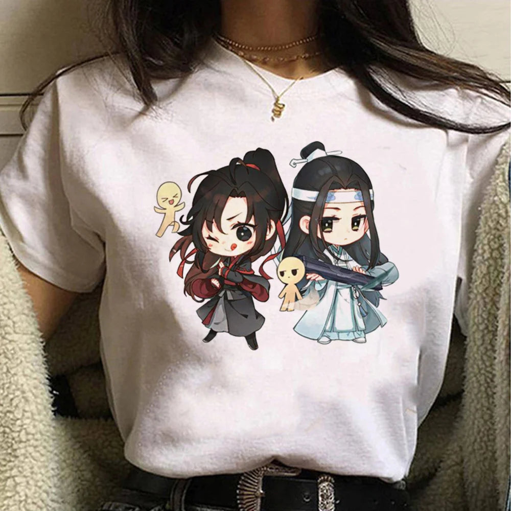 Mo Dao Zu Shi T-shirt for women, Japanese Harajuku Tee, female graphic clothing