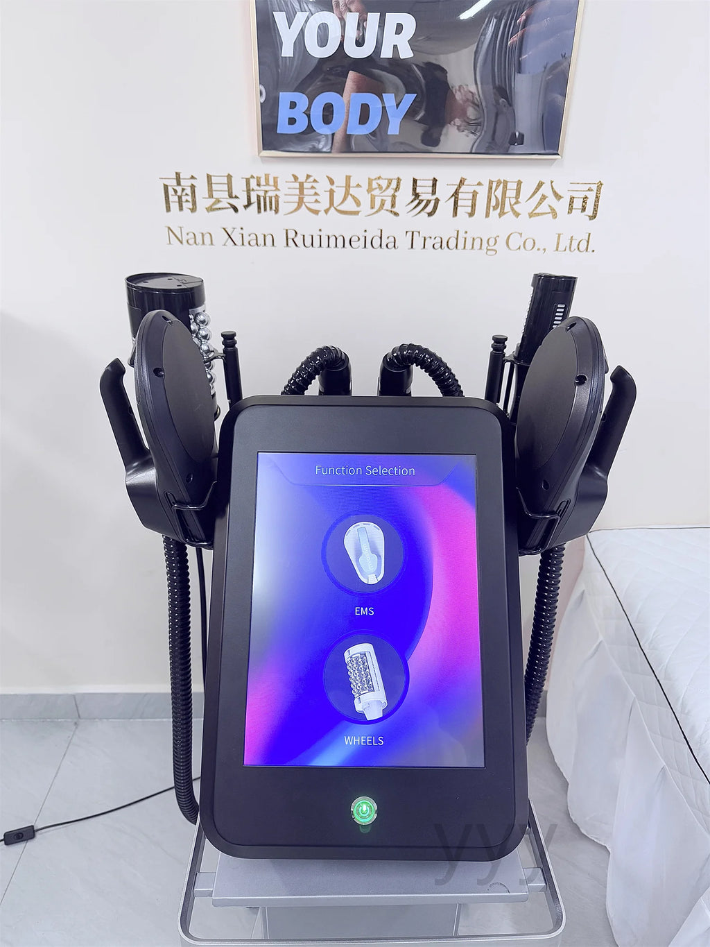 Professional EMS Inner Ball Roller Slimming Massager Machine 360 Rotating Cellulite Reduction Body Sculpting Skin Lifting