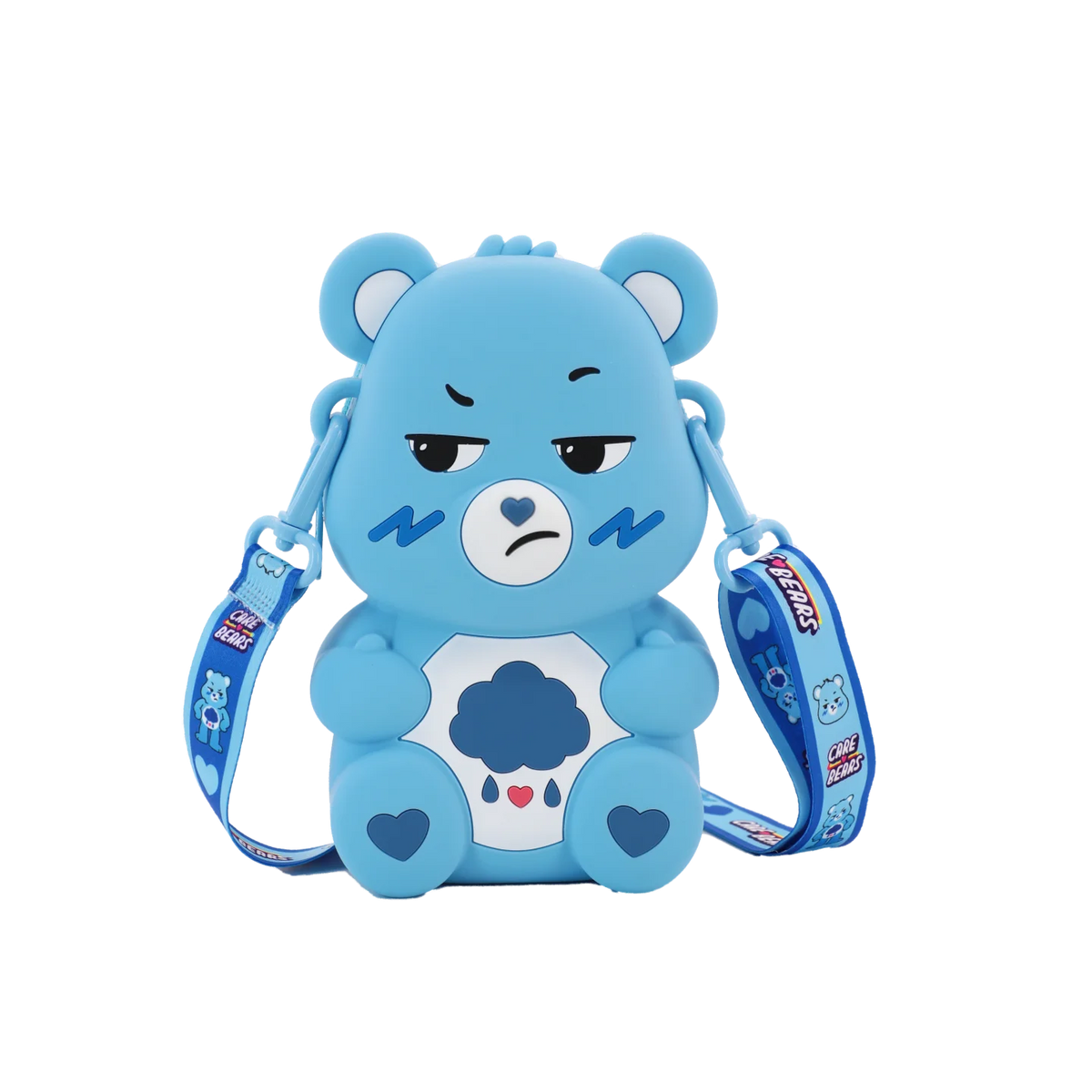 Care Bears Silicone Crossbody Bag Kawaii Cartoon Bear Shoulder Bag for Kids Cute Zipper Coin Purse Waterproof Mini Messenger Bag