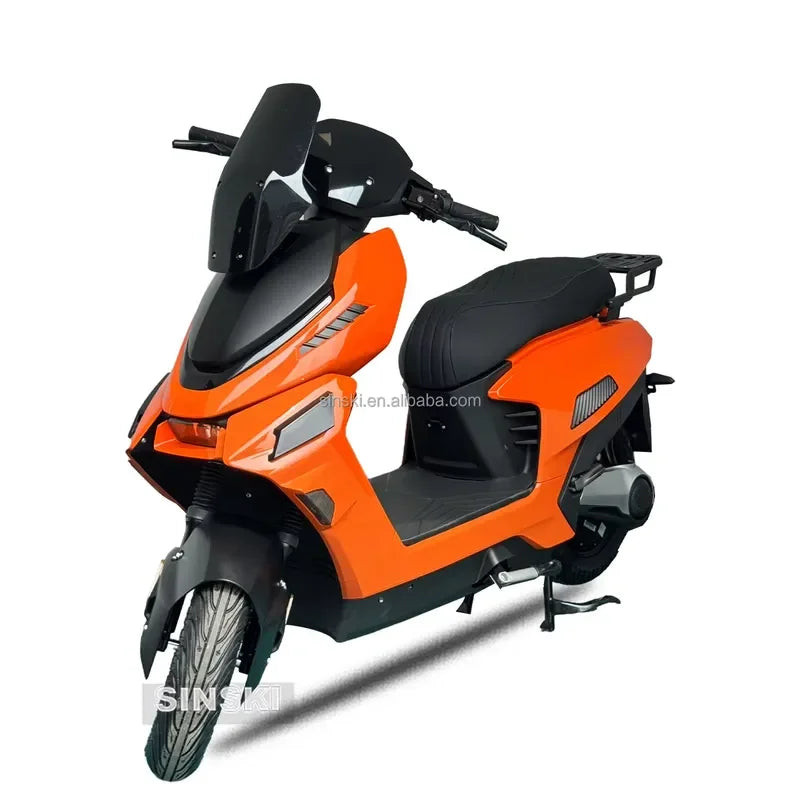 EEC Certified Electric Scooter Motorcycle 3000W Brushless Motor 90Km Range electric delivery motorcycle