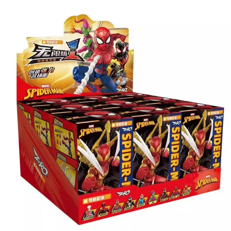 Keeppley Marvel Zero Unlimited Edition Building Block Man Multi Universe Spider Man Assembly Model Iron Spider Ornament Toy Gift
