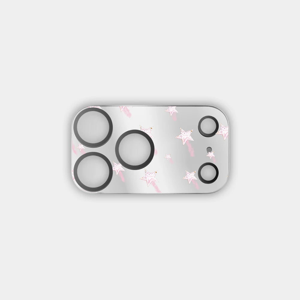 51-100 Cartoon Electroplated Camera Lens Protector for iPhone 17 Pro Max / 17 Pro Scratch Resistant Glass Rear Cover
