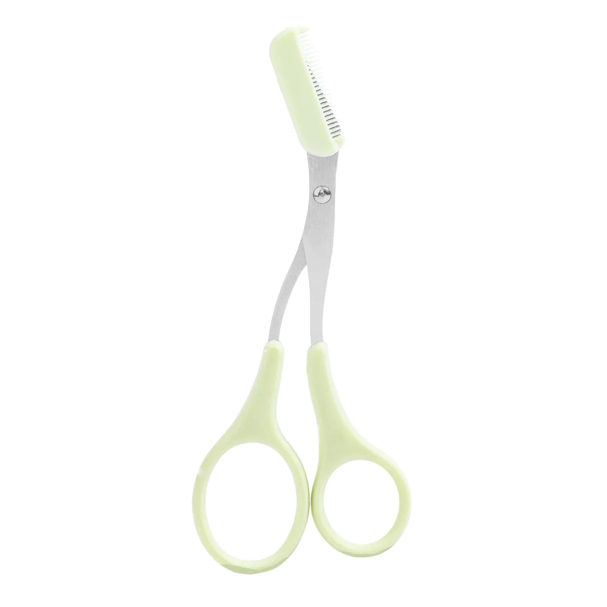 1PC Eyebrow Trimmer, Professional Eyebrow Trimmer with Comb Eyebrow Scissors, Suitable for Men and Women, Christmas Gift