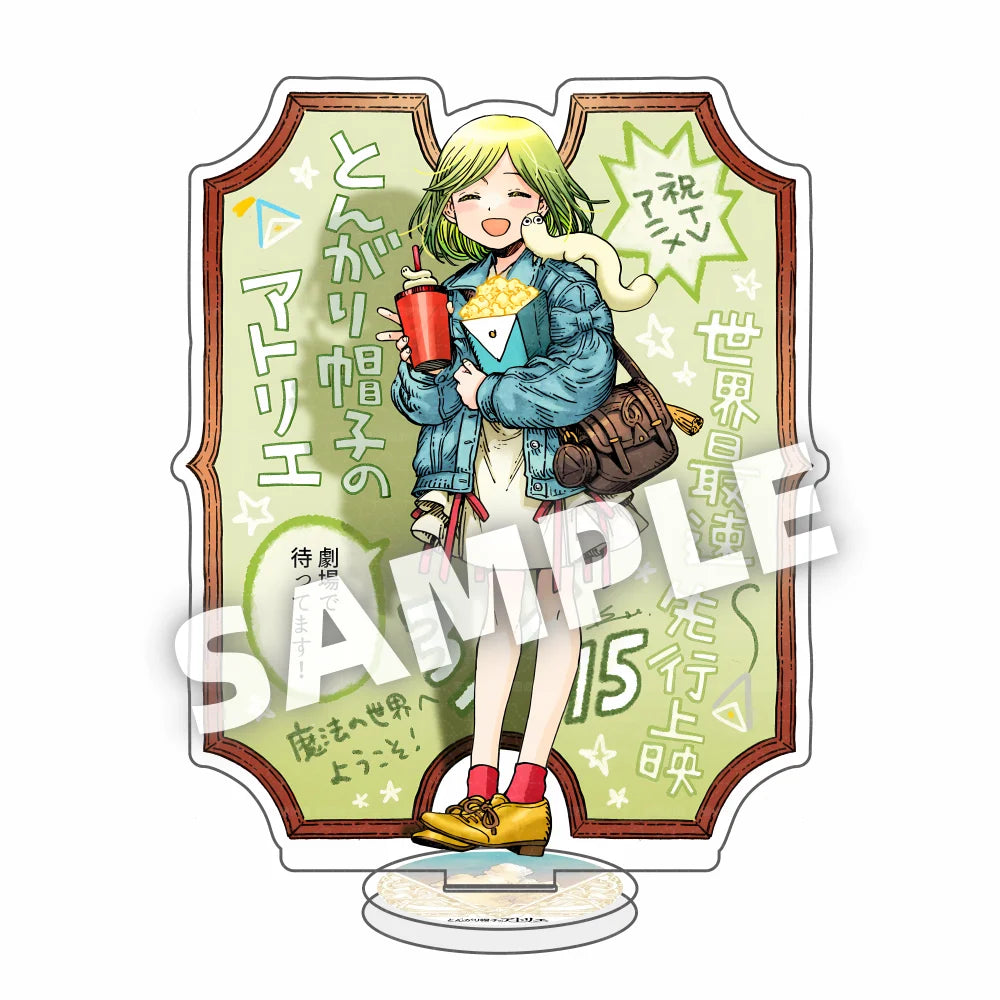 Witch Hat Atelier Anime 15CM cute Keychain Acrylic Stand Model Cosplay Characters Ornament Accessories Collection Goods Gifts