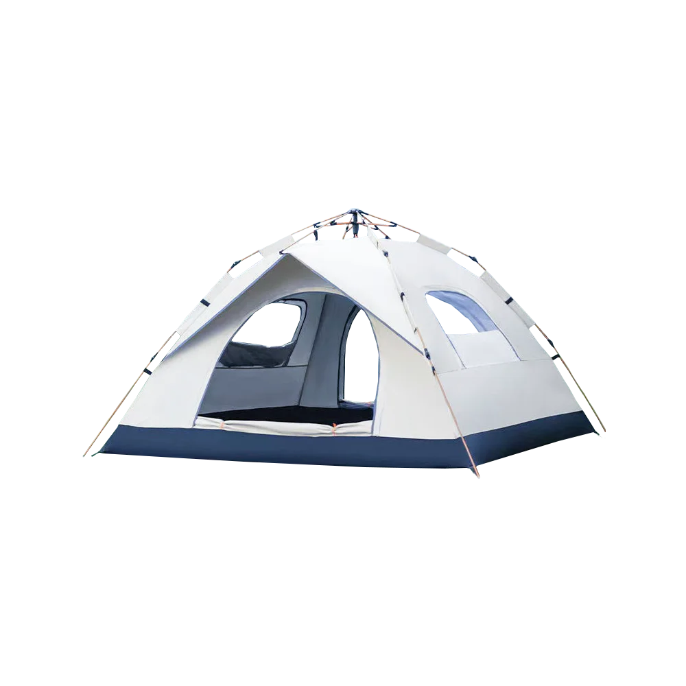 Automatic Quick-opening Tent Outdoor Self-driving Travel Camping Tent Rainproof Sunshine-proof TentTwo doors without windows