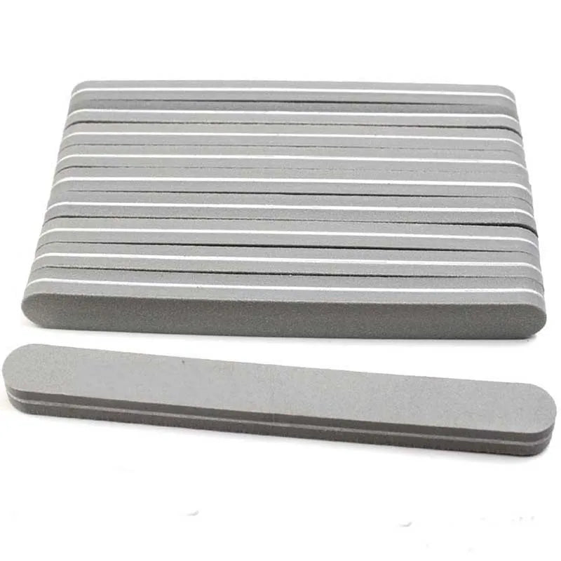 10pcs/lot Professional Nail Files 100/180 Washable Nail Art Sanding Buffing Manicure Tools Set Polish Buffer Removal Sponge