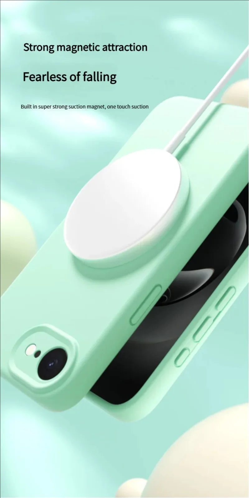 For Magsafe Case For iPhone 17E Liquid Silicone Magnetic Shockproof Solid Colour Matte Soft Cover For iPhone 17 E 17e Bumper