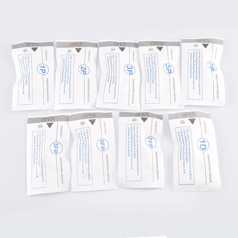10pcs Microblading Cartridge Needle for Charmant Permanent Makeup Machine Micropigmentation Device 8mm Screw Eyebrow Tattoo Pen