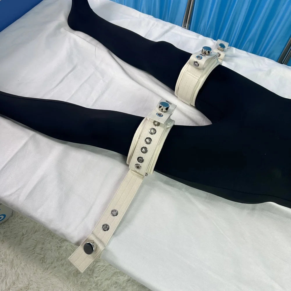 Patient Limb Fixed Strap Magnetic Restraint Belt Adjustable Bondage Strap For Hospital Bed