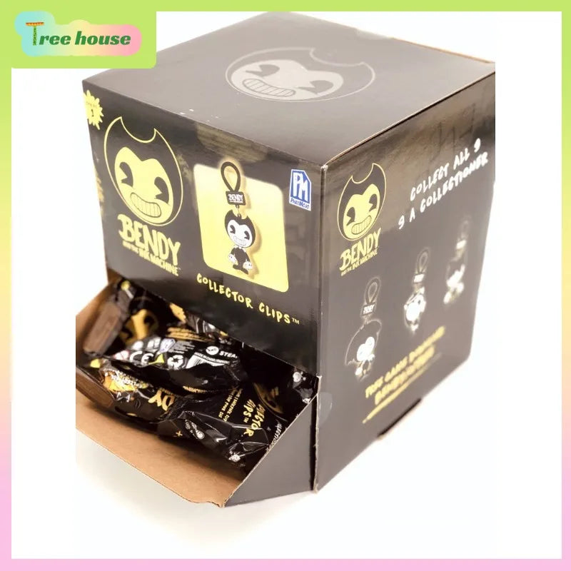Bendy Blind Bag Bendy And The Ink Machine Horror Game Character Keychain Personalized Pendant School Bag Charm
