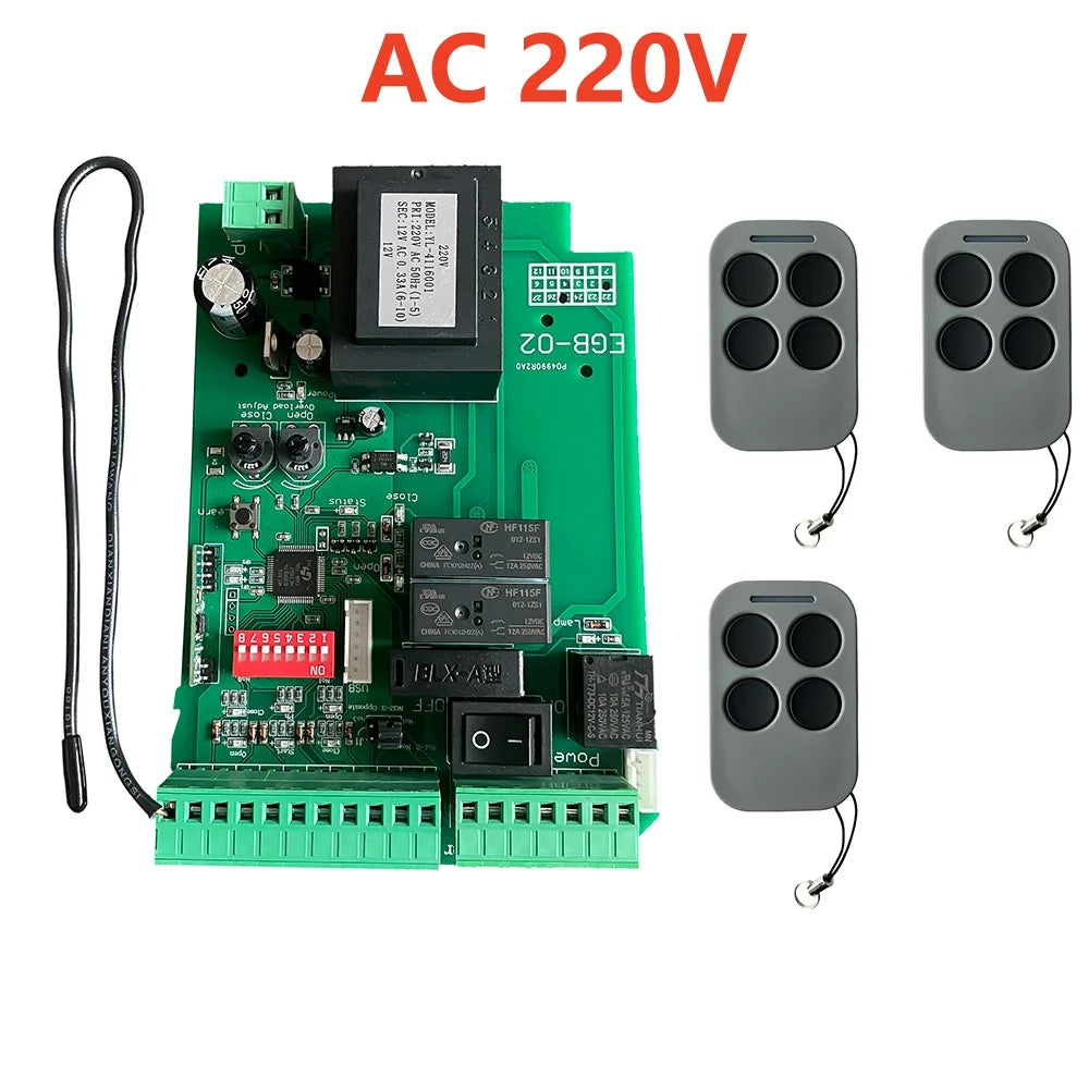Universal AC110/220V Electric Sliding Gate Opener Control Board Automatic Sliding Gate Door Motor Engine Controller PCB Panel