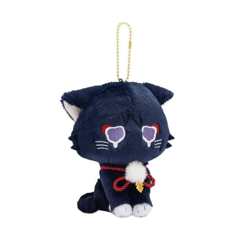2025 New Anime Role Playing Game Genshin Impact Wanderer Fairy Tale Cat Plush Doll Cartoon Pillow Pendant Soft Birthday Toys