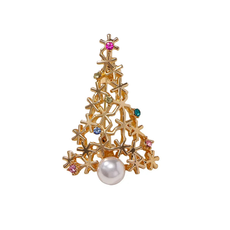Christmas Brooch, Christmas Tree Wreath Bell Pumpkin Pin, Men's and Women's Accessories Holiday Gifts