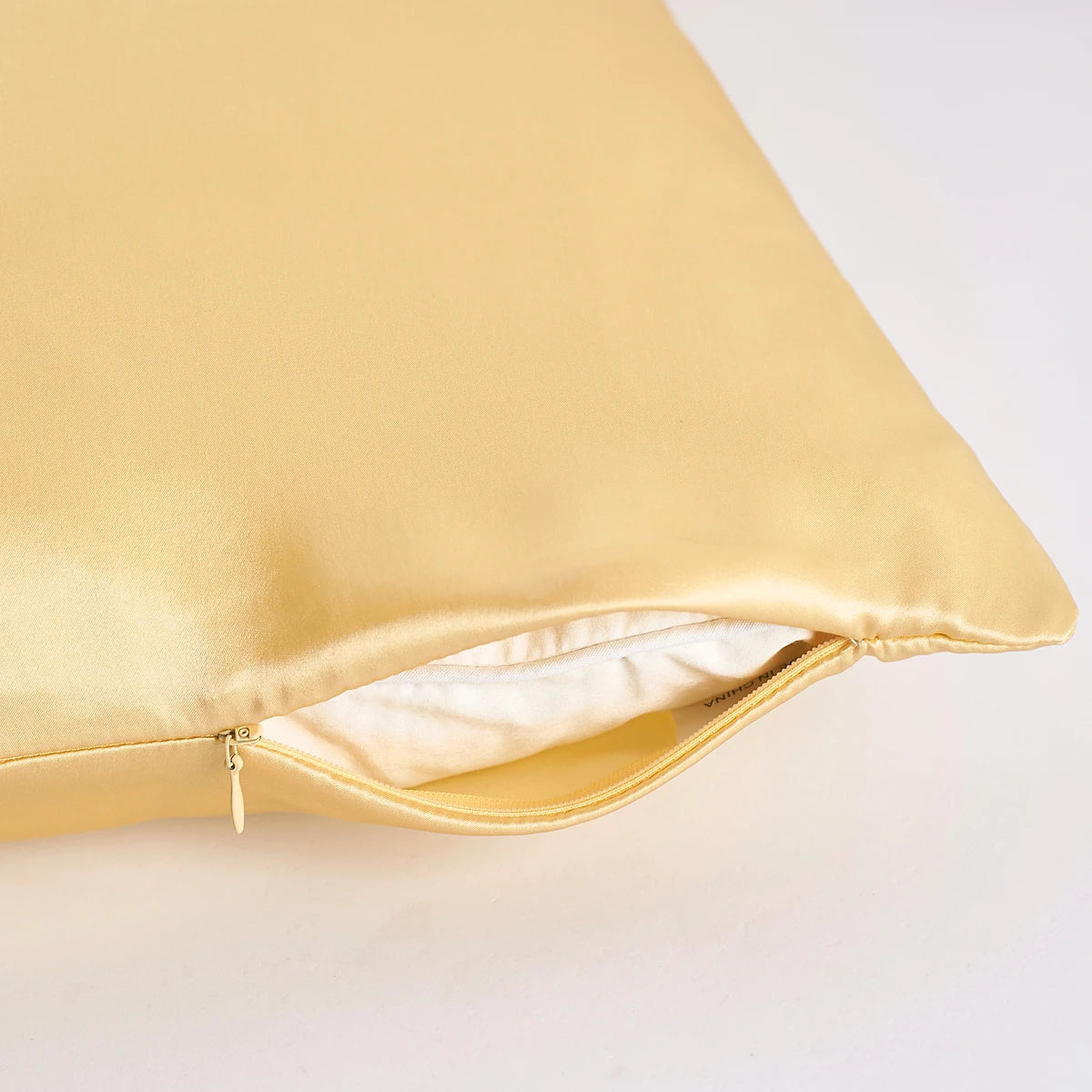 100% 19mm Mulberry Silk Zipper Pillowcase Cushion Pillow Case Cover Solid Multicolor