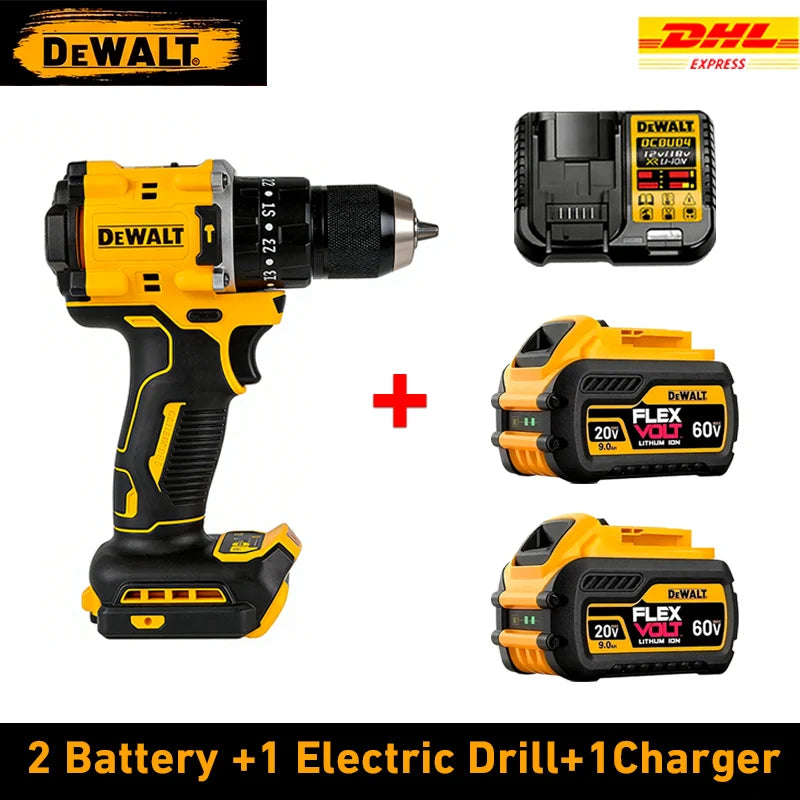 NEW 2026 DEWALT DCD805 Hand Impact Drill,20V Lithium Cordless,Brushless Power,Variable Speed Control,Lightweight Household Tool