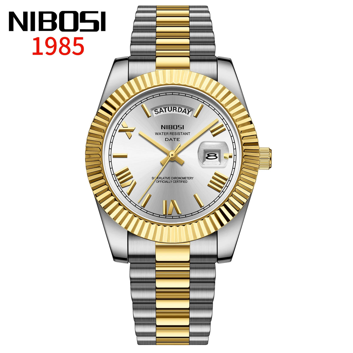 NIBOSI Fashion Quartz Men Watch Top Brand Luxury Wristwatch Day Date Miyota Watch Men Waterproof Steel Male Clock Reloj Hombre