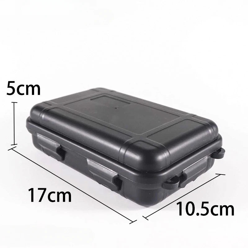 EDC Tool Box Outdoor Camping Survival Kit Shockproof Waterproof Case Sealed Box Outdoor Survival Storage Box Small