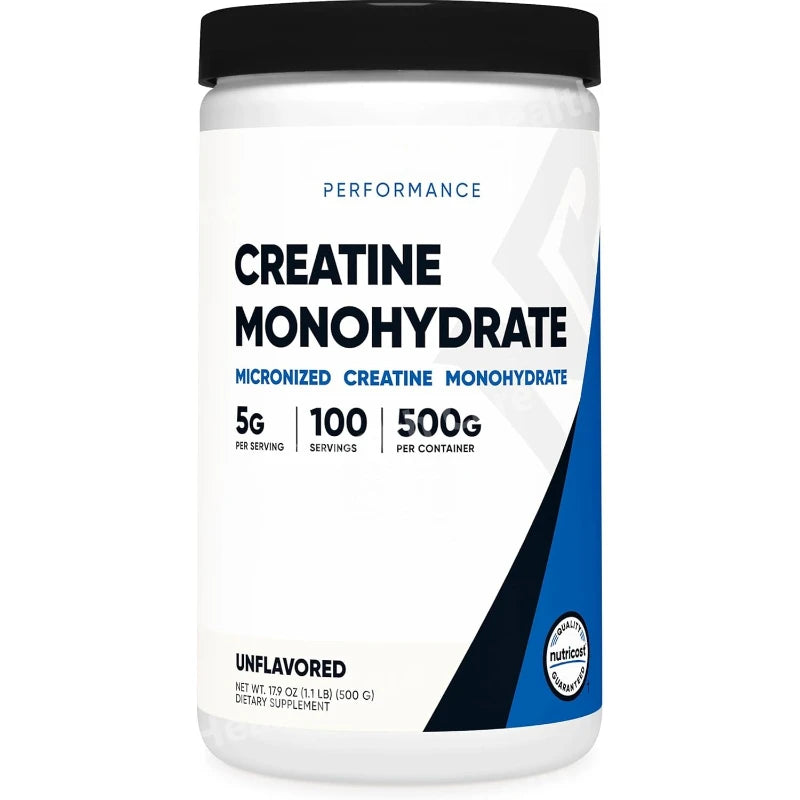 Creatine Monohydrate Micronized Powder 500G, Dietary Supplement 5000mg Per Serv (5g) - 100 Servings, 17.9 Oz