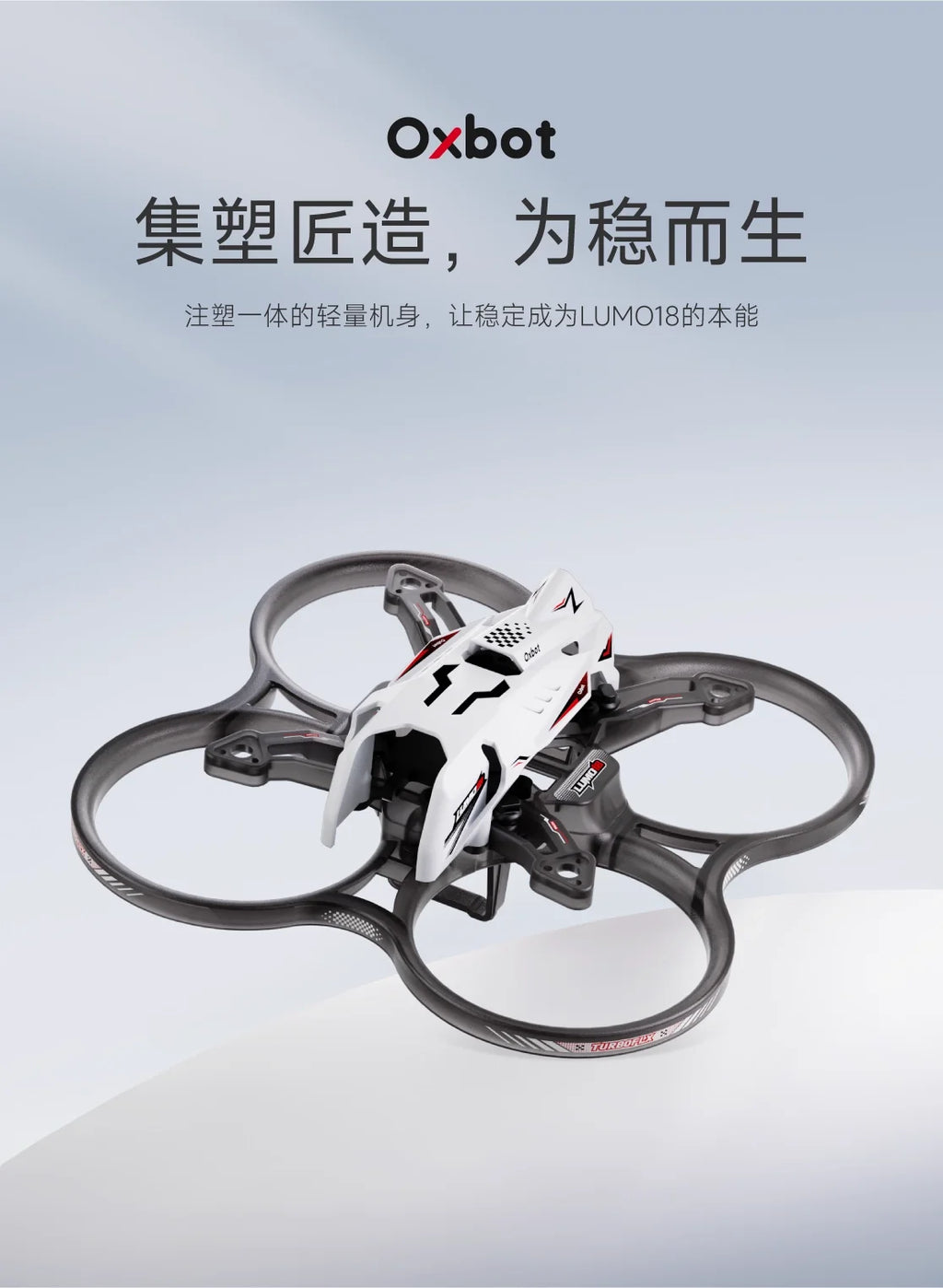 Oxbot Lumo18 1.8" FPV Drone Frame with O4 HD Digital Video Transmitter - Racing Quadcopter