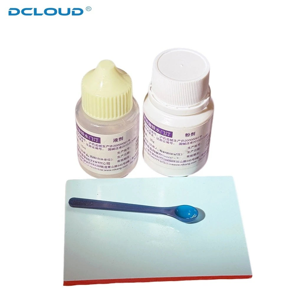 Permanent Dental Cement Glue Kit Super Extra Strong for Teeth Crown Bridge Gic Fuji Adhesive for Prosthesis Dentistry Material