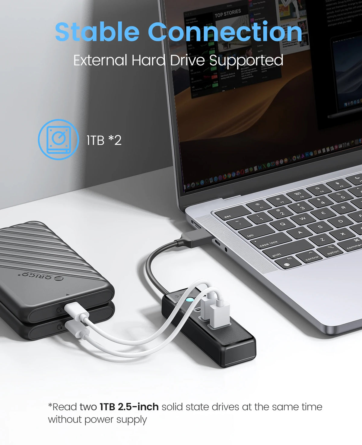 ORICO 3 in 1 5Gbps USB 3.0 Type C HUB Colorful 3 Ports High Speed Mini Splitter OTG Adapter For Desk PC Computer Accessories